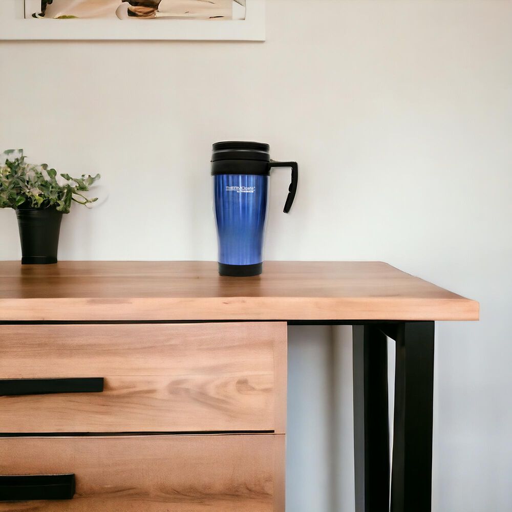 Vaso Térmico De Acero Inoxidable Mug 420 Ml Thermos - Azul image number 6.0