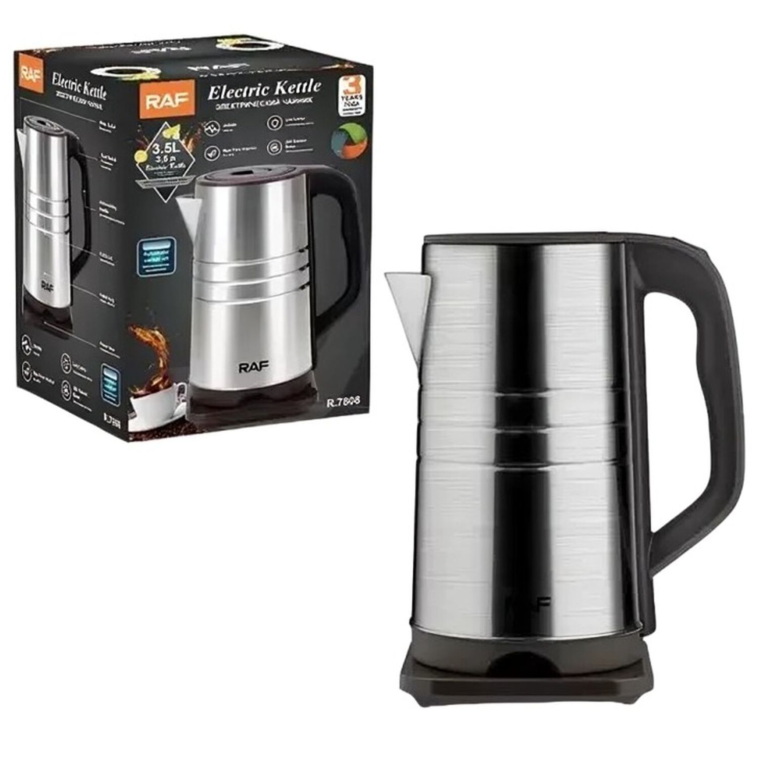 Hervidor De Agua 3500ml Raf R7808 image number 1.0
