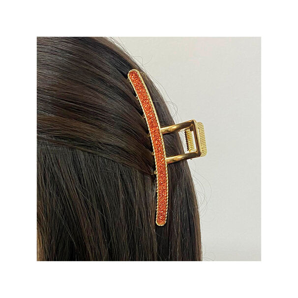 Traba Met&aacute;lica Garra Tibur&oacute;n Cabello Brillo Intenso Cobre