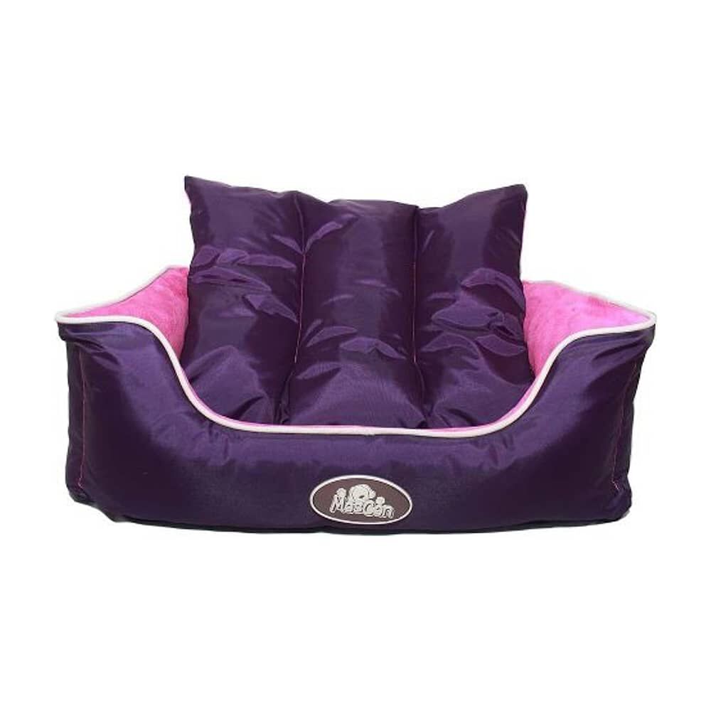 Cama Reversible Doble Color Perro Talla Xl Morado image number 0.0