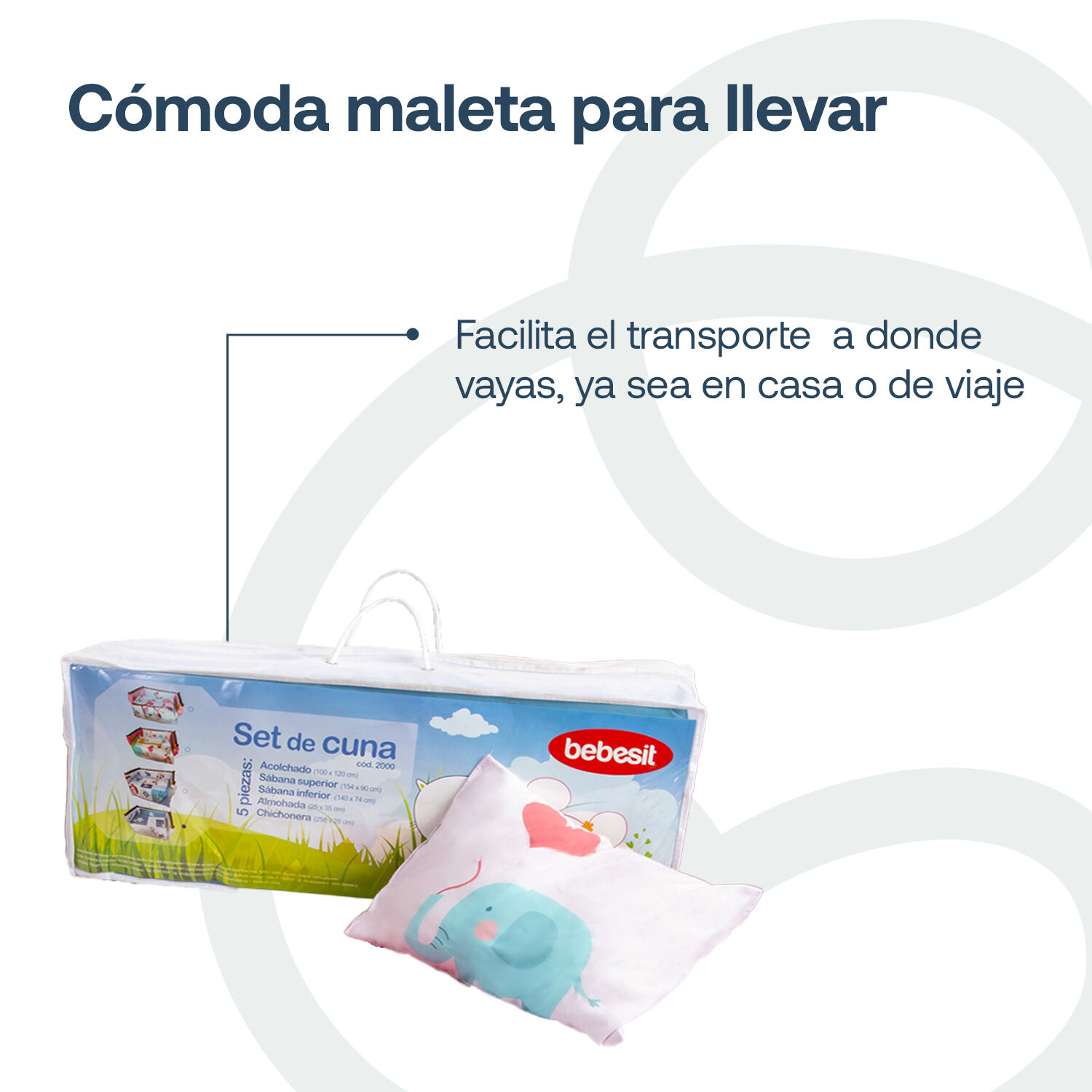 Set De Cuna Jirafa 5 Piezas Bebesit image number 6.0