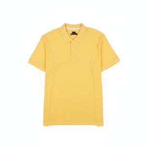 Polera B&aacute;sica Lisa Regular Manga Corta Cuello Piqu&eacute; Hombre Herald