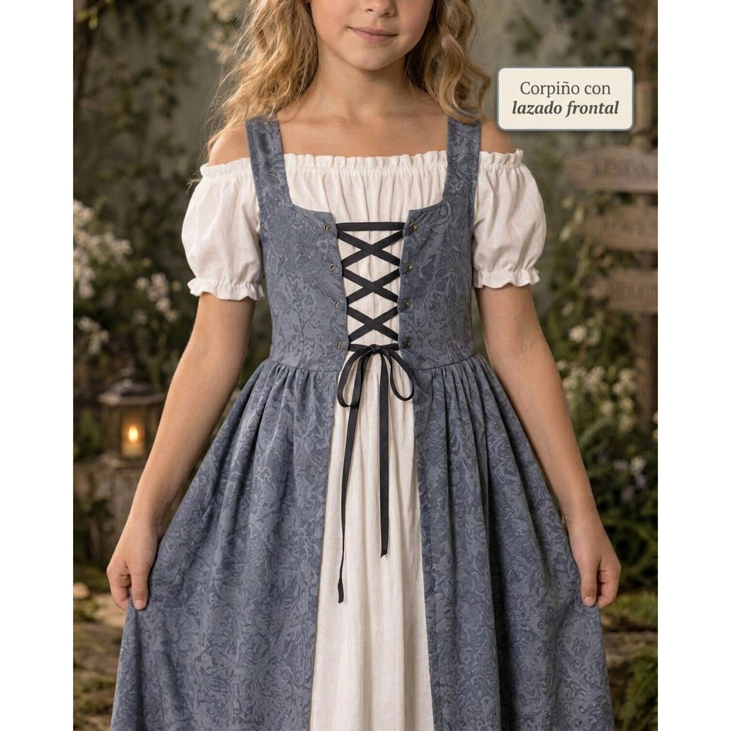 Disfraz Infantil Campesina Campo Medieval image number 3.0