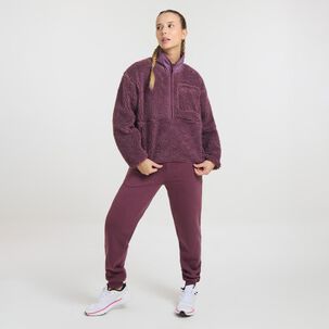 Polerón Deportivo Bloque Color Cuello Alto Mujer Wetland