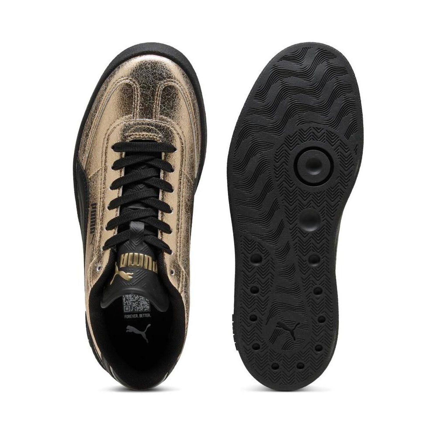 Zapatilla Puma Puma Club Ii Era Metallic Whisper Mujer Dorado image number 4.0