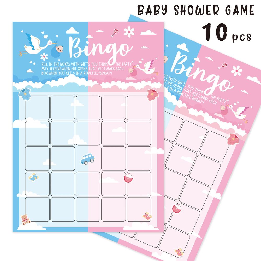 Kits De Cotillon Bingo Baby Shower Revelacion De Genero image number 0.0