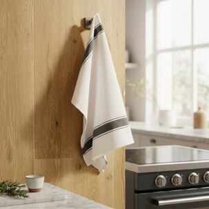 Set De 2 Pa&ntilde;os De Tela Rectangulares 50x70cm - Franja