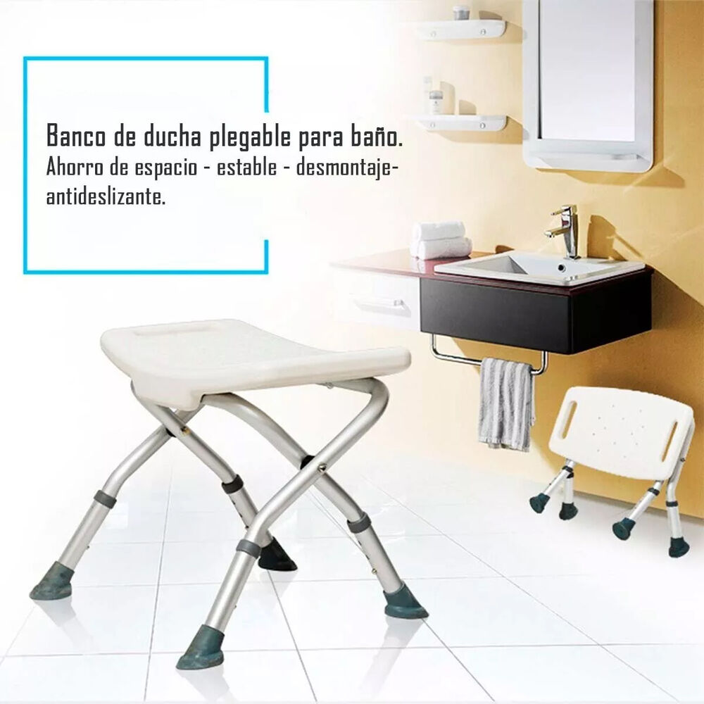Piso O Banca De Ducha Plegable Con Altura Regulable 203c image number 4.0