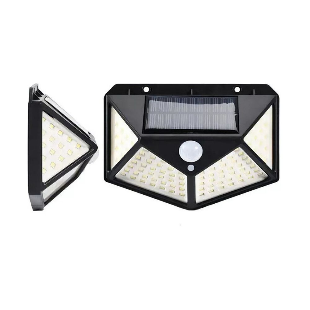 Lámpara Solar Con Sensor De Movimiento Reflector De 100 Led image number 3.0