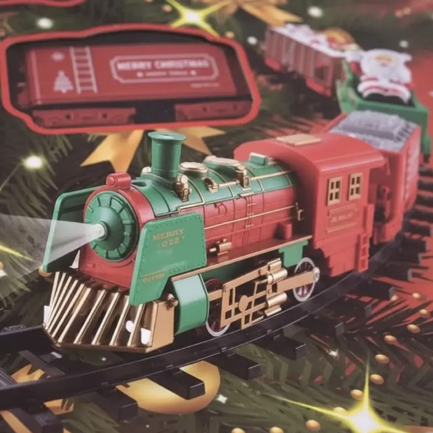 Tren Navidad A Pilas 89cm. image number 1.0