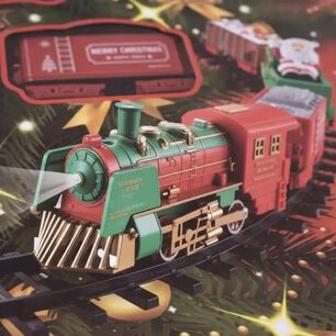 Tren Navidad A Pilas 89cm.
