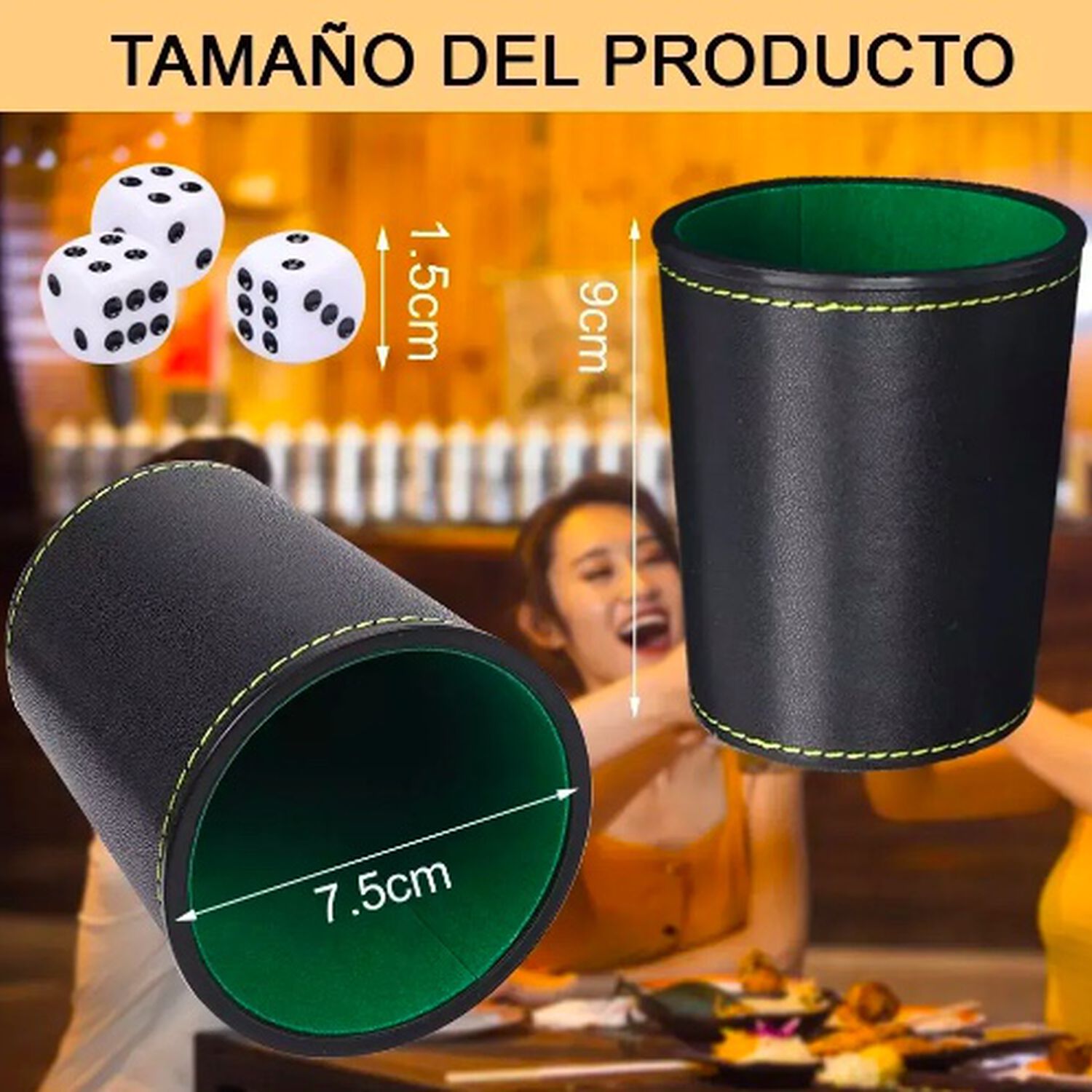 Cachos Eco Cuero Negro image number 1.0