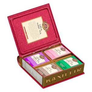 Te Verde Negro Surtido Basilur Libro Gintonic Rojo 32 Bolsas