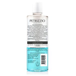 Agua Micelar Bif&aacute;sica 400 Ml Petrizzio