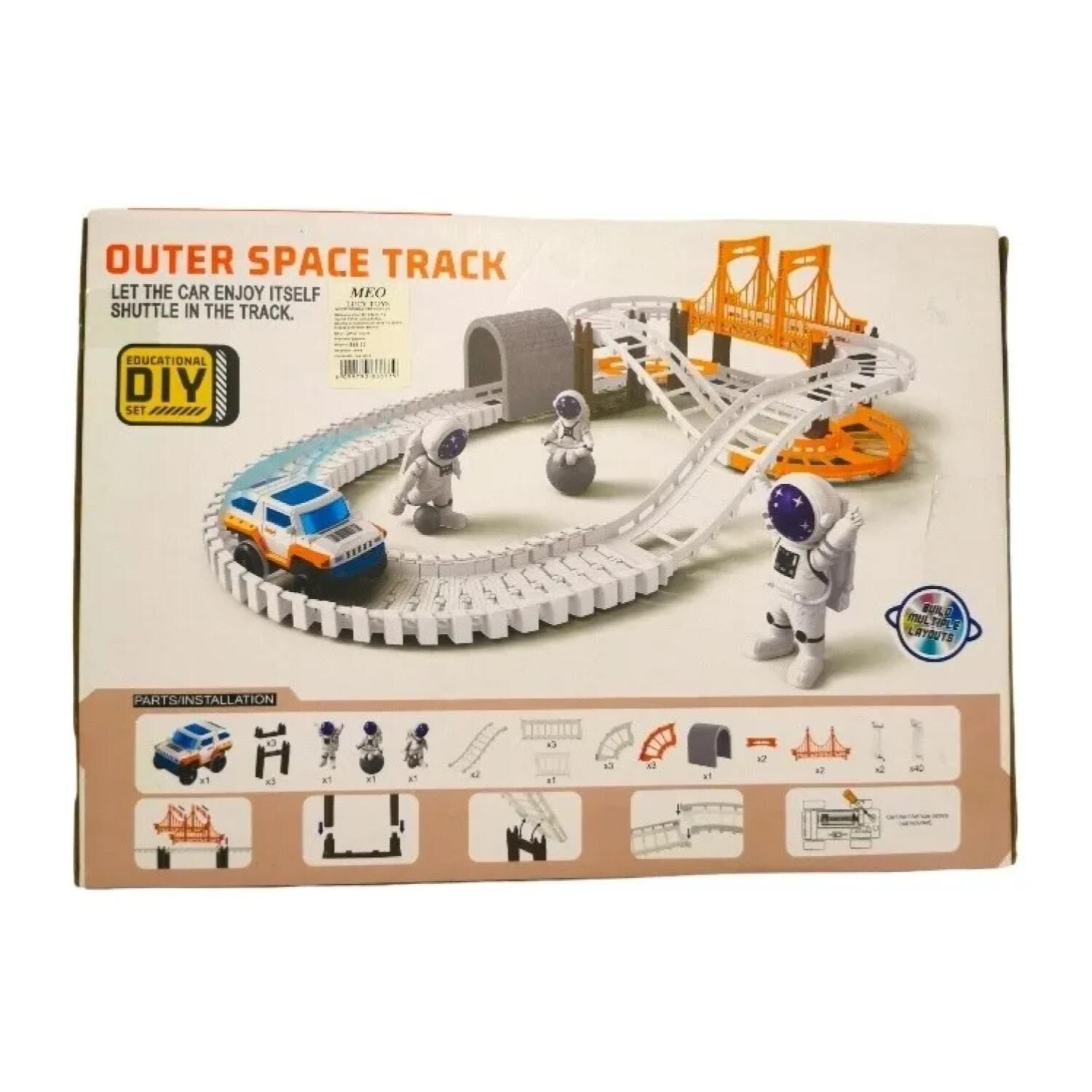 Juguete Pista De Autos Astronautas 39 Piezas Infantil image number 5.0