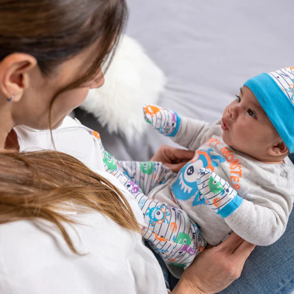 Ajuar Pack Bambino Body Panties Gorro Mitón Bebé 0-3 Meses image number 2.0