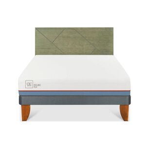 Cama Europea Cic Excellence Plus / 2 Plazas / Base Normal + Respaldo