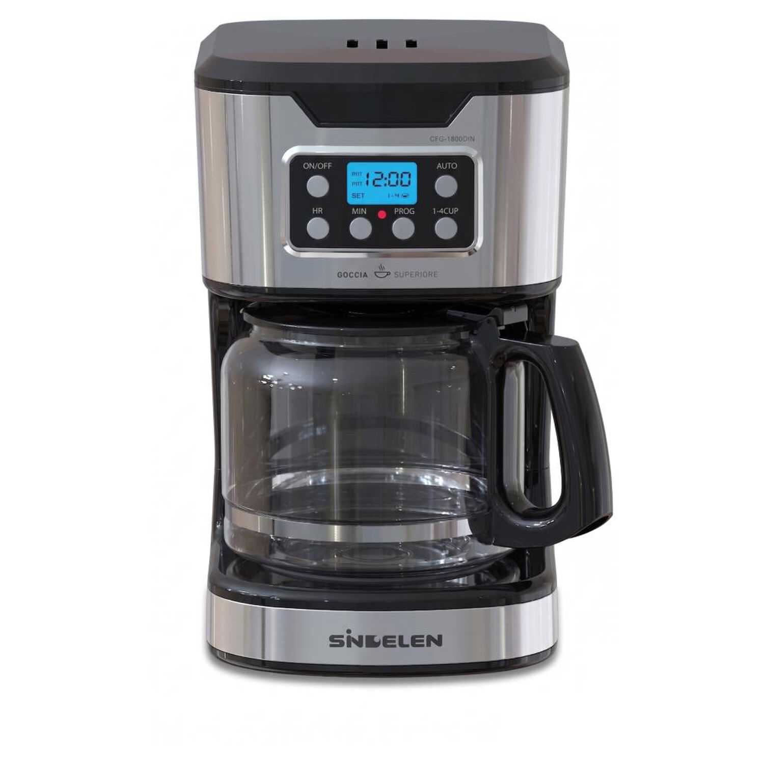 Cafetera Sindelen Cfg-1800din / 1,8 Litros / 900w image number 1.0