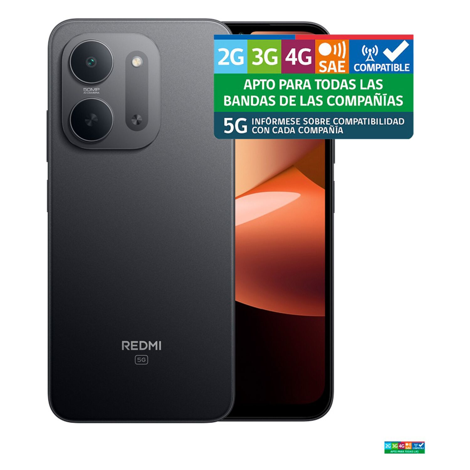 Smartphone Xiaomi Redmi 17C / 5G / 128 GB / Negro / Liberado image number 11.0