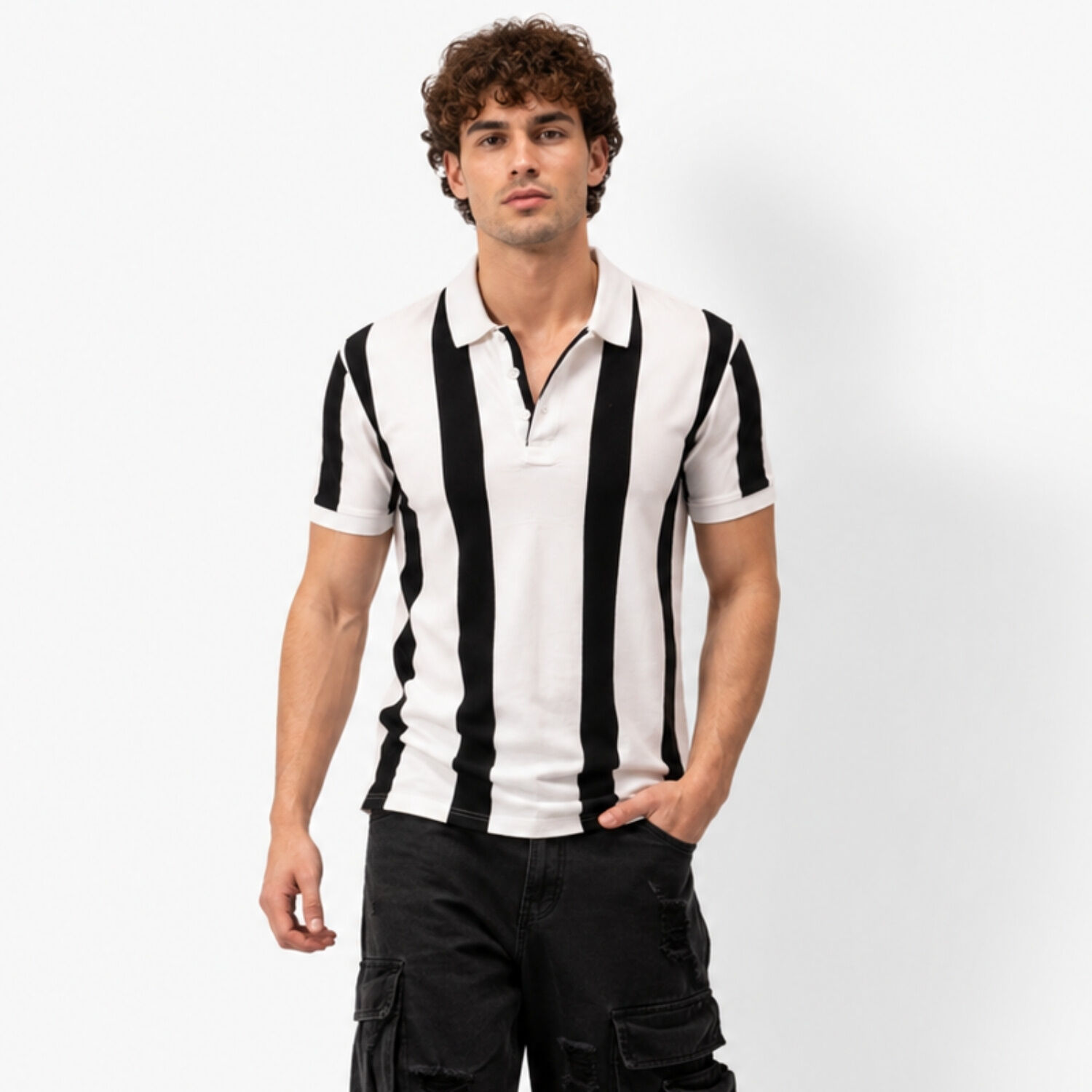 Polera Polo Algodon Hombre Dante image number 0.0