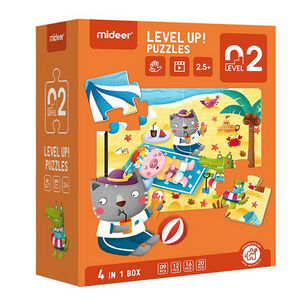 Level Up Puzzles Nivel 2 Cuatro Estaciones 4 Puzzles Mideer