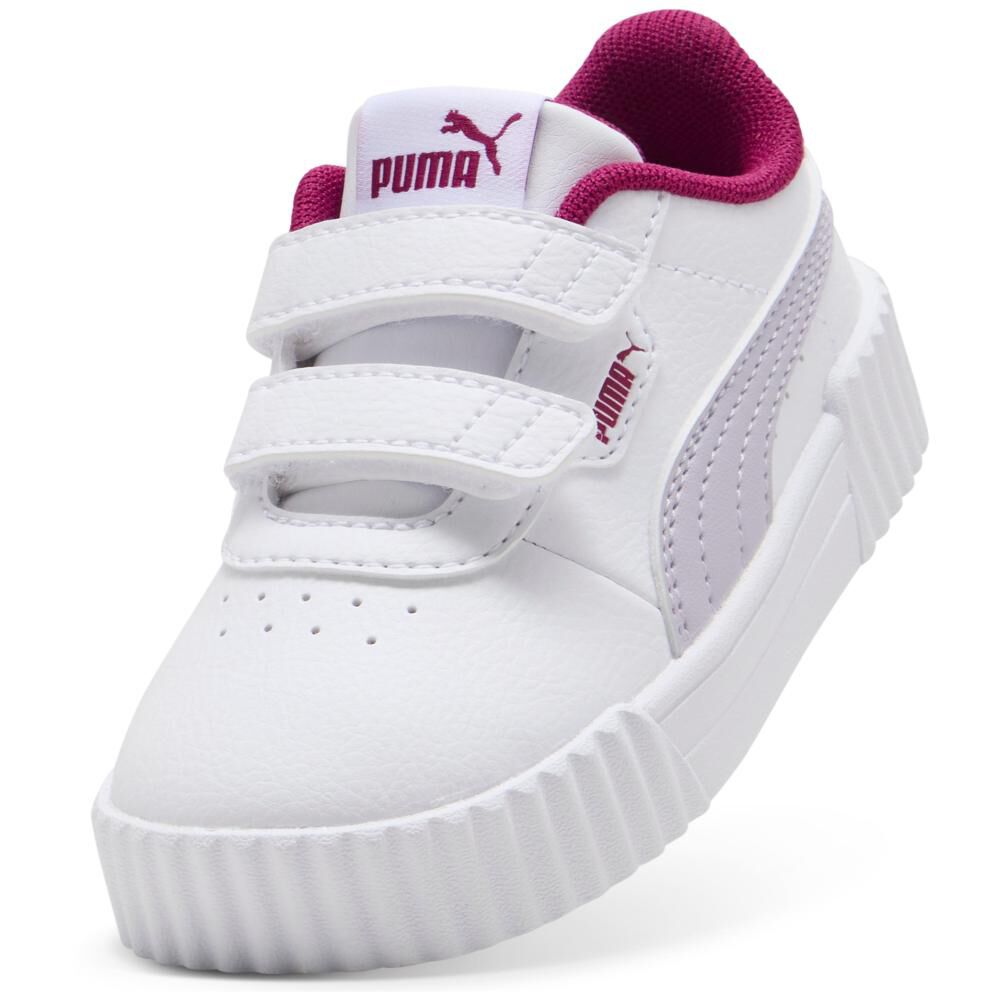Zapatilla Urbana Unisex Puma Carina 3.0 V Inf White-lilac Crush image number 4.0
