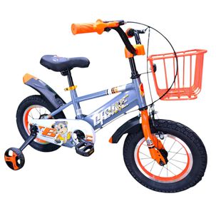 Bicicleta Aro 12 Infantil Cfbike Gris/naranjo