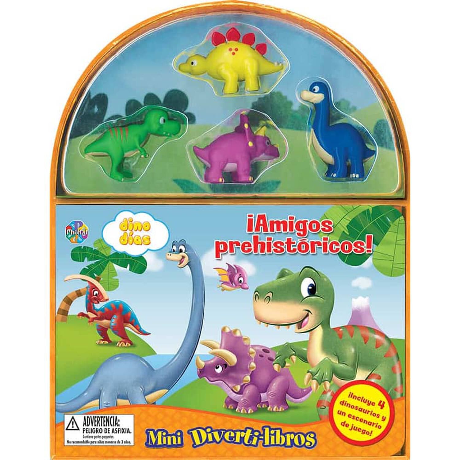 Amigos Prehist&oacute;ricos Mini Diverti - Libr image number 0.0