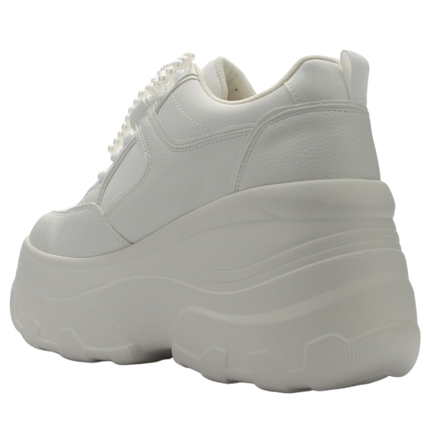 Zapatilla De Mujer De Color Blanco Urbano Chalada Nake-3 image number 3.0