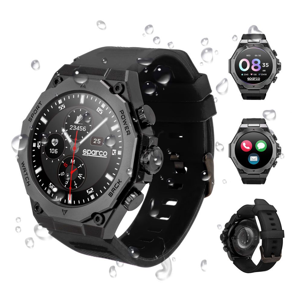 Reloj Inteligente Smartwatch Sparco Deportivo Ip67 Sp-ssw1 image number 0.0