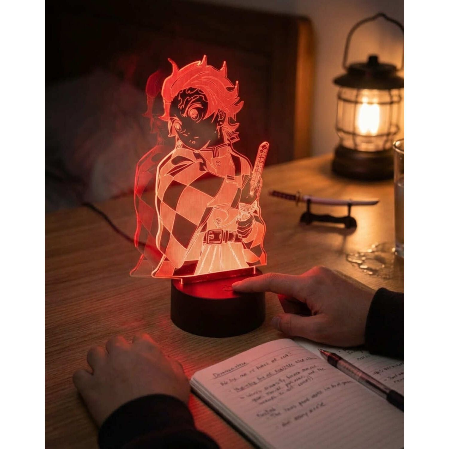 L&aacute;mpara 3d Tanjiro Kamado- Kimetsu No Yaiba image number 4.0