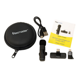Micrófono Inalámbrico Para Iphone Ipad Y Android Tecmaster