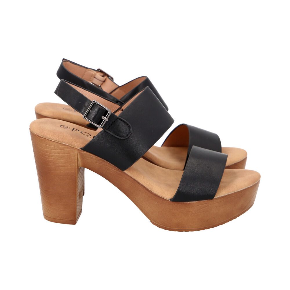 Sandalia Mujer Negro Lola Police image number 2.0