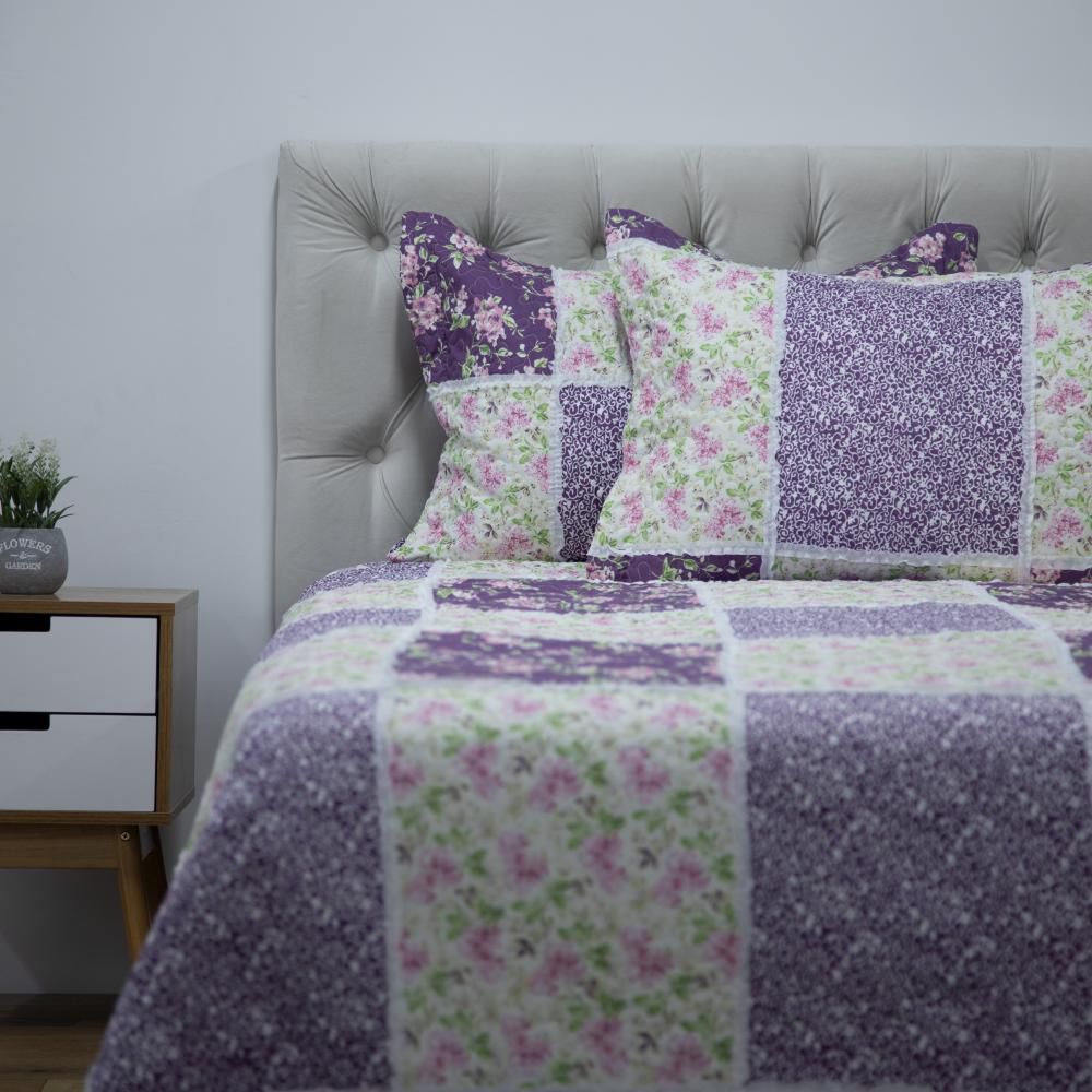 Cubrecama Belle Noite Redrose / King en Oferta | Hites.com