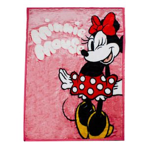 Frazada Ultra Soft Minnie Mouse 110x140cm Rosado Disney