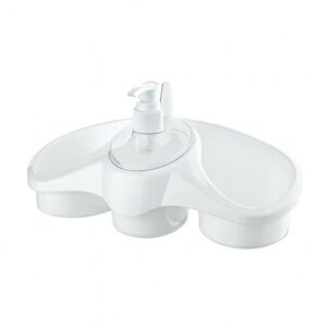 Set Dispensador De Jab&oacute;n Y Organizador Titiz Cocina