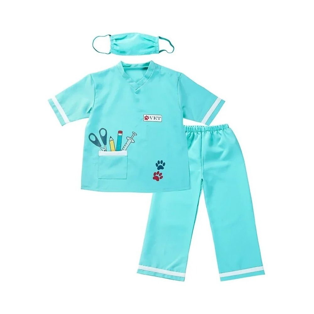 Disfraz Veterinario Cosplay Juego Rol Traje Doctor Ni&ntilde;os image number 3.0