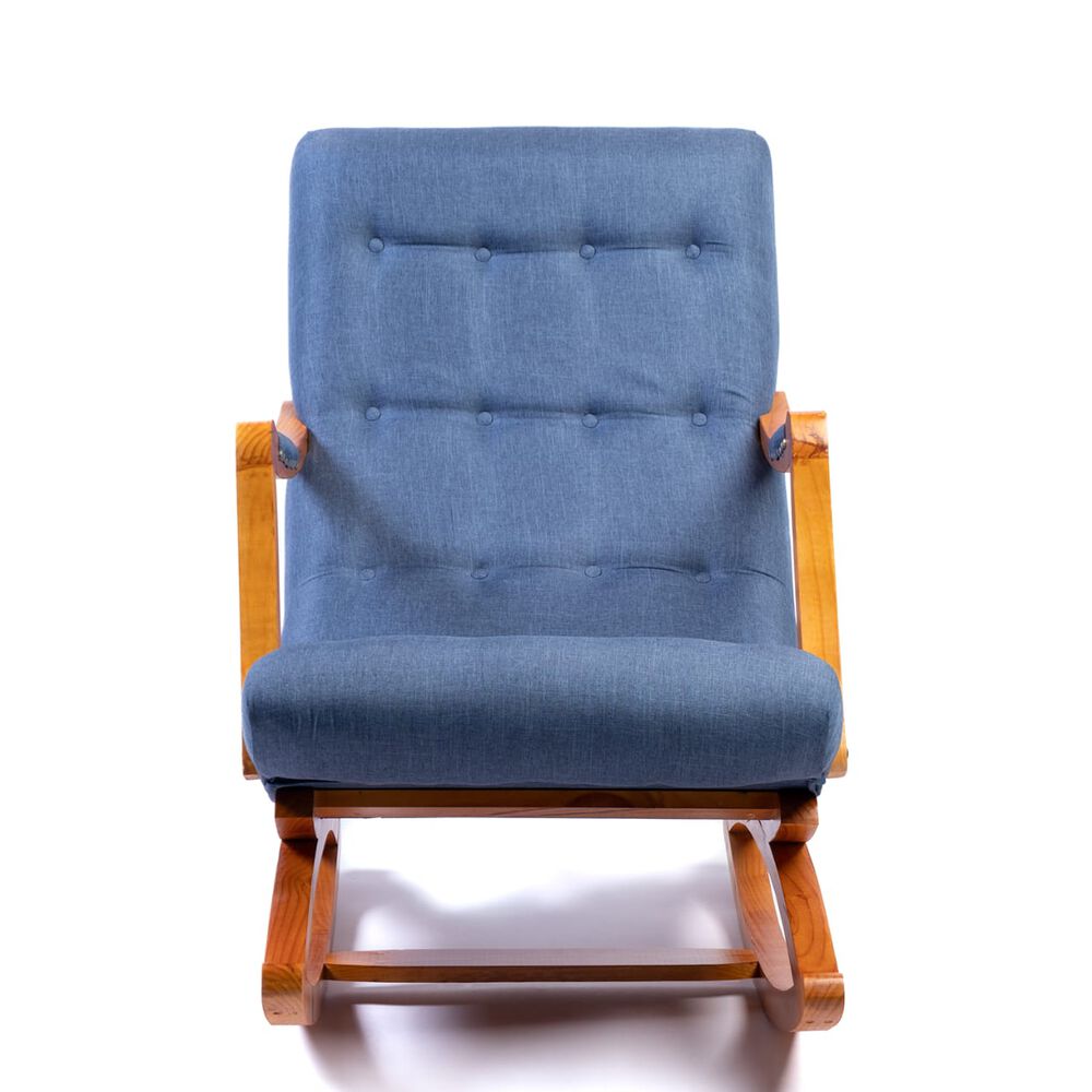 Silla Mecedora Lino Indigo image number 1.0