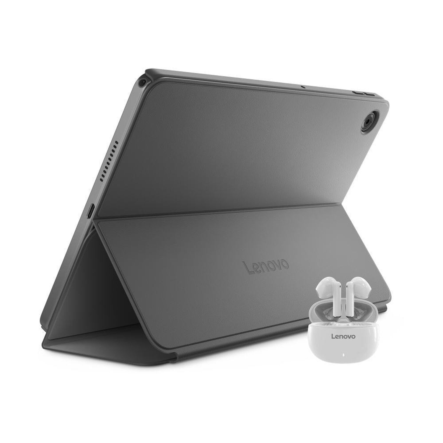 Tablet 10,1" Lenovo Tab10 / 4 GB RAM / 128 GB / Gris + Earbuds E310 + Folio Case image number 2.0