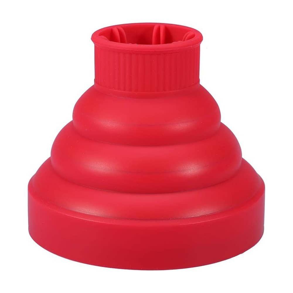 Difusor Para Secador De Cabello De Silicona Plegable Rojo image number 2.0