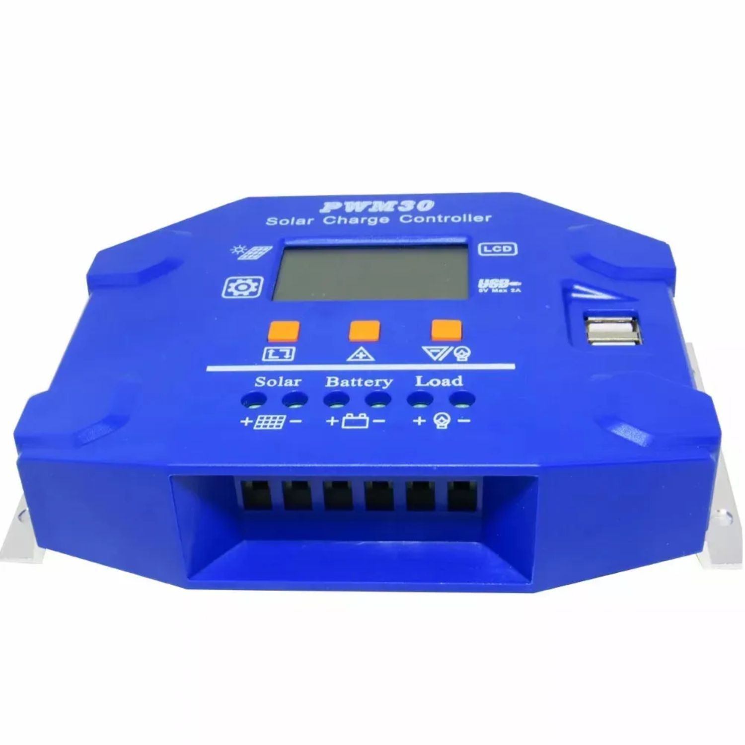 Controlador Carga Solar Pwm30 Pantalla Lcd Energ&iacute;a Renovable image number 1.0