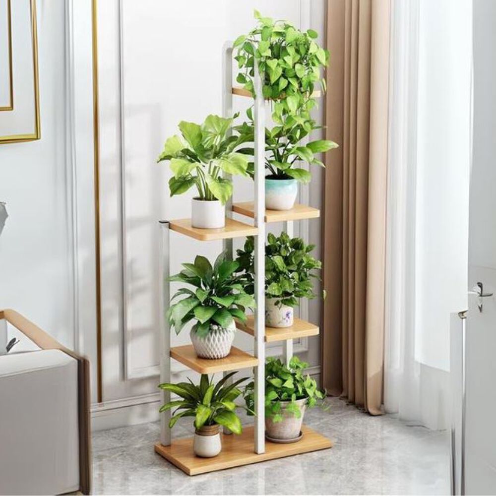 Soporte De 7 Niveles Para Macetas Plantas Decorativo image number 1.0