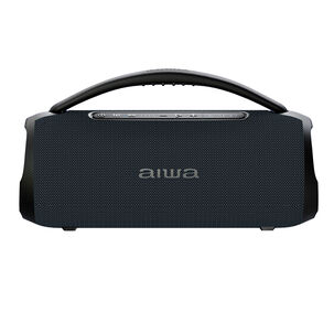 Parlante Port&aacute;til Inal&aacute;mbrico Bluetooth Aiwa 30w Tws Radio Fm Aw-q680 Negro