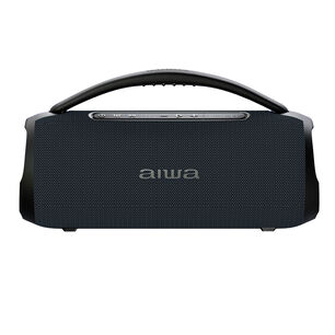 Parlante Port&aacute;til Inal&aacute;mbrico Bluetooth Aiwa 30w Tws Radio Fm Aw-q680 Negro