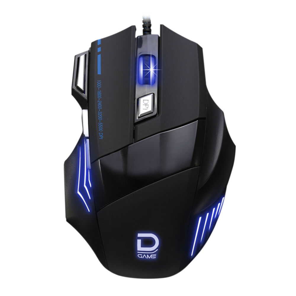Mouse Gamer Rainbow Lights Datacom image number 0.0