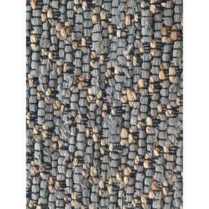Alfombra De Yute Gris Peque&ntilde;a 1,2 X 1,8 Mts