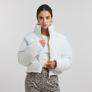 Parka Basica Corta Cuello Alto Mujer Freedom