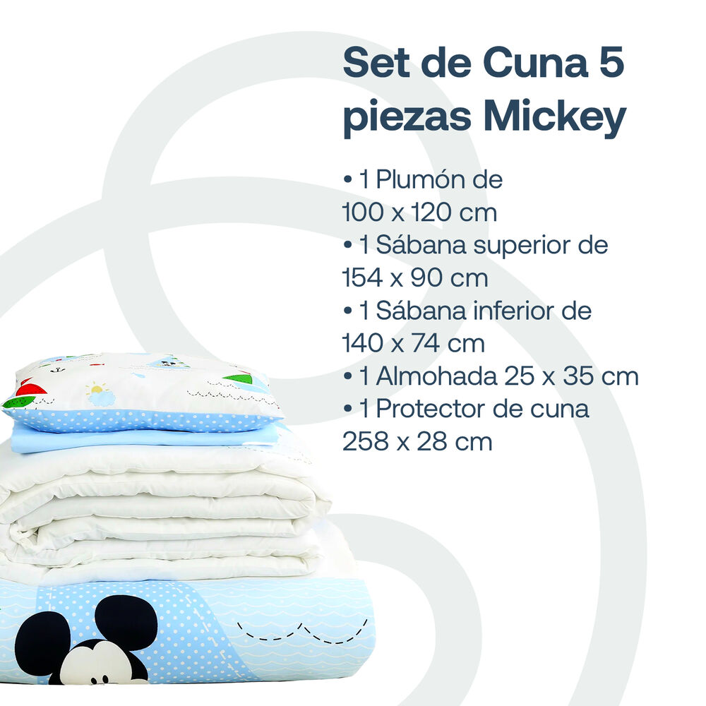 Set De Cuna Disney Mickey 100mkc image number 1.0