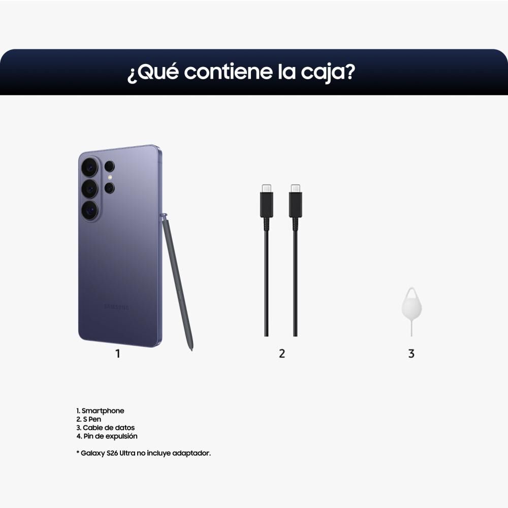 Smartphone Samsung Galaxy S26 Ultra / 5G / 256 GB / Violeta / Liberado image number 5.0