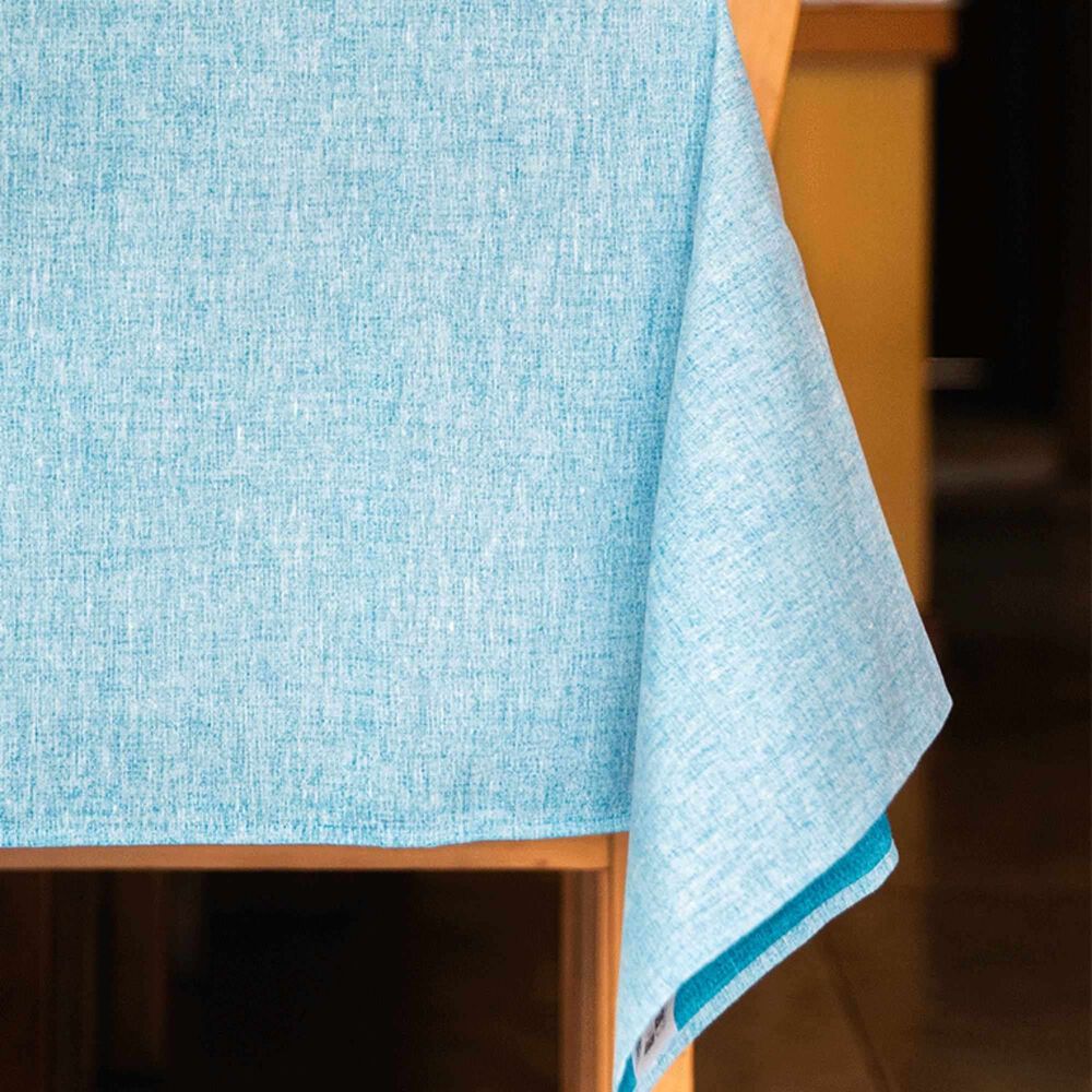Mantel De Algod&oacute;n Edgar Turquesa 177x277 Cm image number 4.0